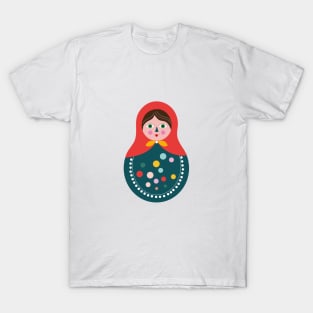 Colorful Christmas matryoshka T-Shirt